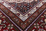 Ivory Bijar Hand Knotted Wool & Silk Rug - 6' 1" X 9' 0" - Golden Nile