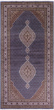 Blue Bijar Hand Knotted Wool & Silk Rug - 8' 3" X 16' 9" - Golden Nile