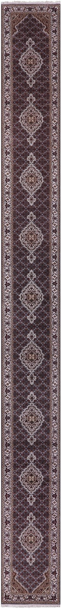 Bijar Hand Knotted Wool & Silk Runner Rug - 2' 6" X 25' 7" - Golden Nile
