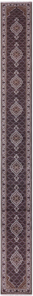 Bijar Hand Knotted Wool & Silk Runner Rug - 2' 7" X 25' 8" - Golden Nile