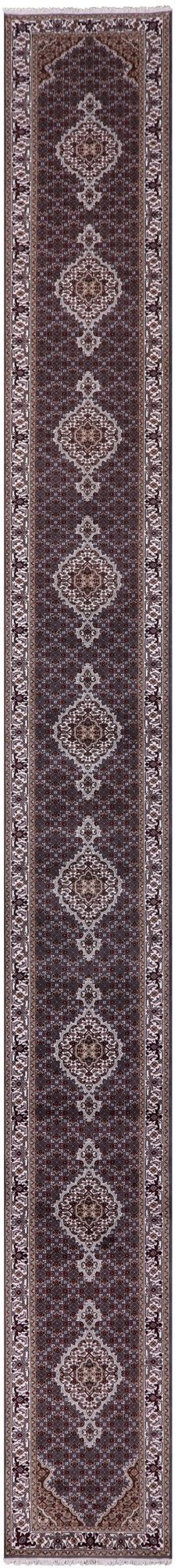 Bijar Hand Knotted Wool & Silk Runner Rug - 2' 7" X 25' 8" - Golden Nile
