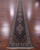 Bijar Hand Knotted Wool & Silk Runner Rug - 2' 7" X 25' 8" - Golden Nile