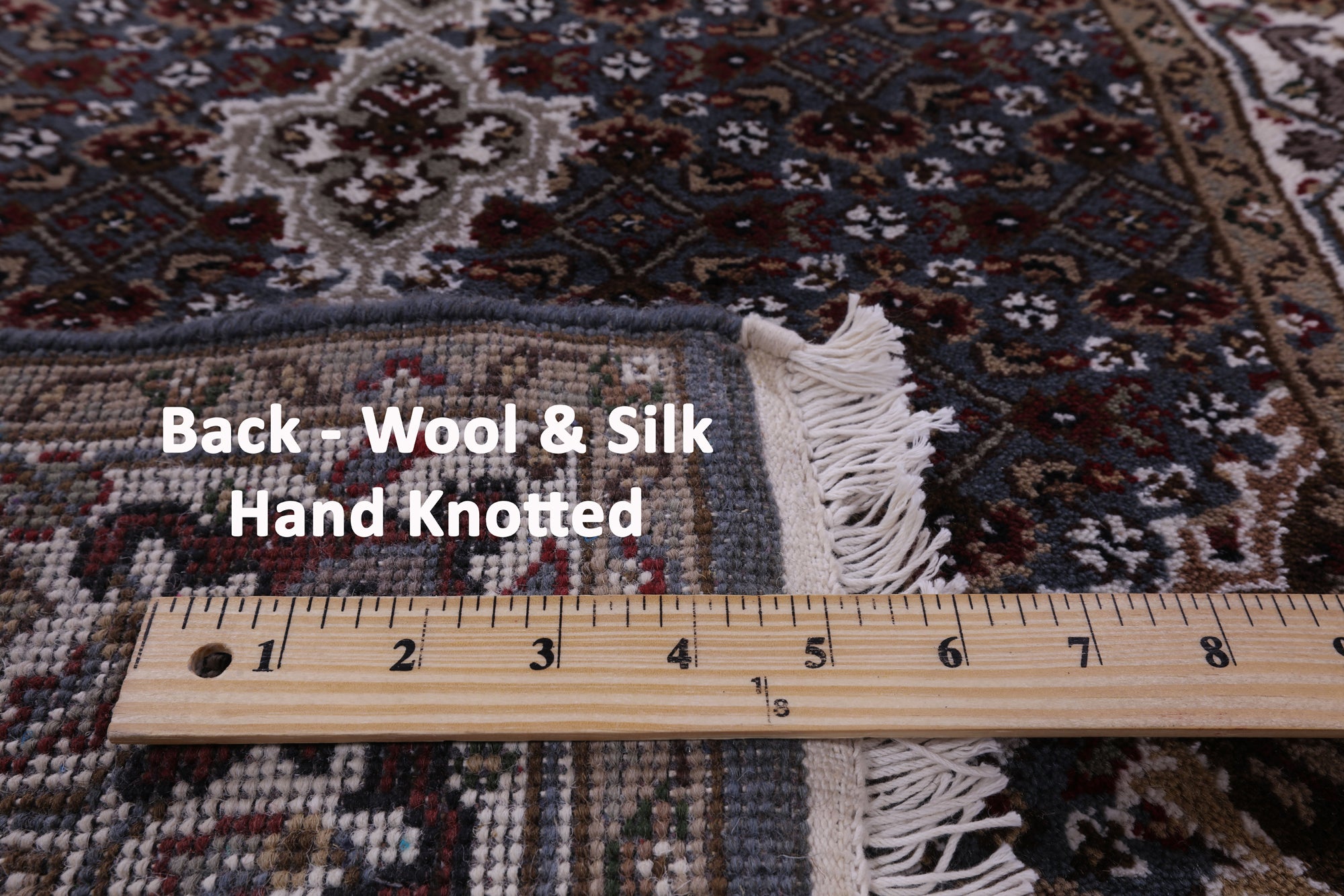 Bijar Hand Knotted Wool & Silk Runner Rug - 2' 7" X 25' 8" - Golden Nile