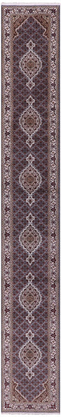 Bijar Handmade Wool & Silk Runner Rug - 2' 7" X 17' 10" - Golden Nile
