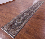 Bijar Handmade Wool & Silk Runner Rug - 2' 7" X 17' 10" - Golden Nile