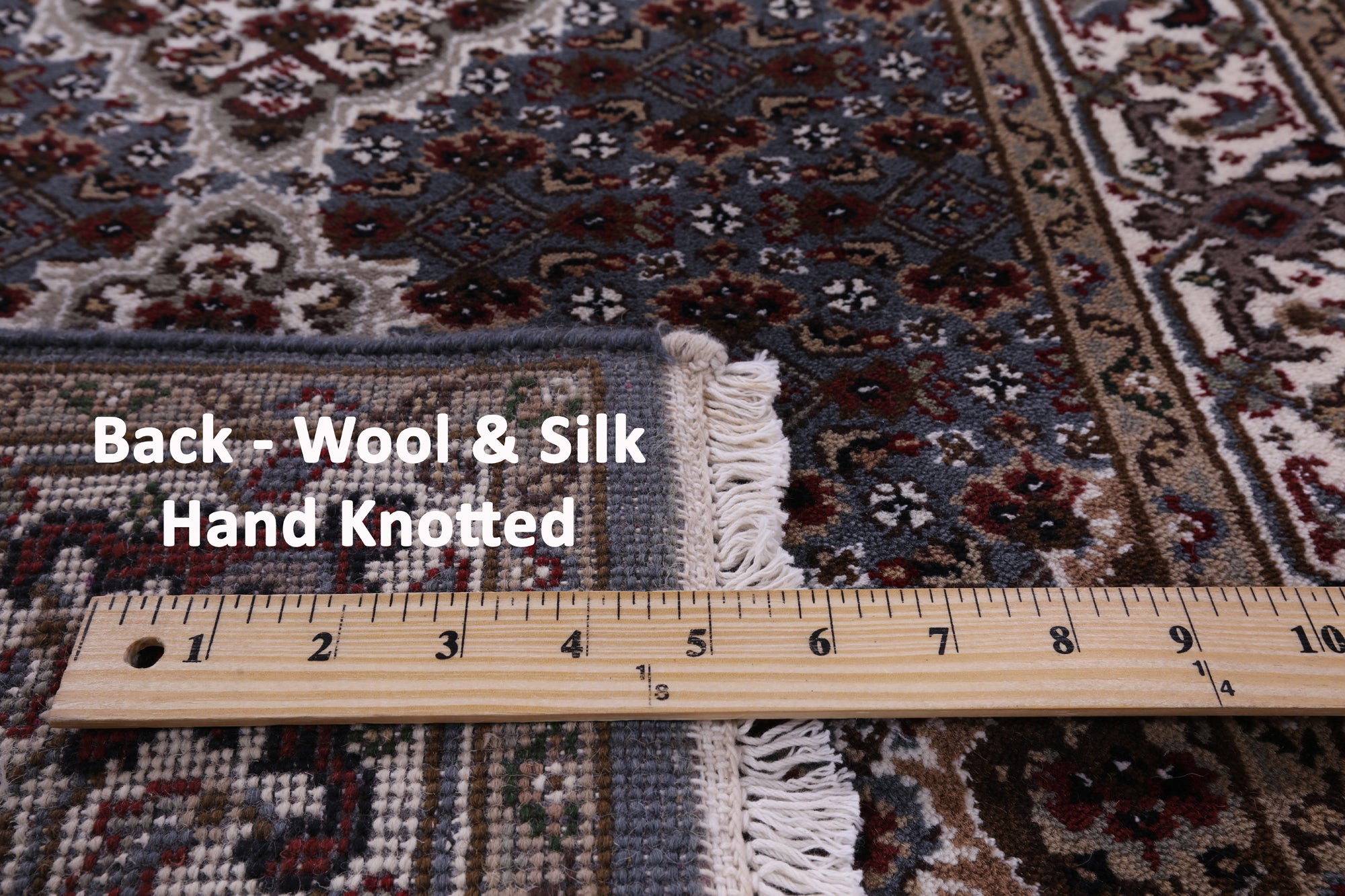 Bijar Handmade Wool & Silk Runner Rug - 2' 7" X 17' 10" - Golden Nile