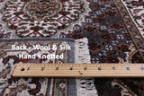 Bijar Hand Knotted Wool & Silk Runner Rug - 2' 6" X 12' 1" - Golden Nile