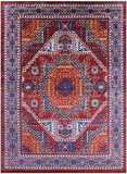 Geometric Persian Mamluk Hand Knotted Wool Rug - 10' 2" X 13' 10" - Golden Nile