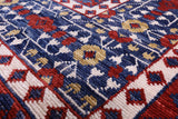 Geometric Persian Mamluk Hand Knotted Wool Rug - 10' 2" X 13' 10" - Golden Nile