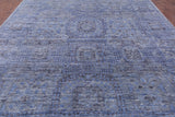 Geometric Persian Mamluk Handmade Wool Rug - 10' 2" X 14' 2" - Golden Nile