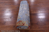 Abstract Modern Handmade Wool Rug - 7' 11" X 9' 11" - Golden Nile