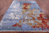 Abstract Modern Handmade Wool Rug - 7' 11" X 9' 11" - Golden Nile