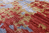 Abstract Modern Handmade Wool Rug - 7' 11" X 9' 11" - Golden Nile