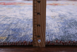 Abstract Modern Handmade Wool Rug - 7' 11" X 9' 11" - Golden Nile
