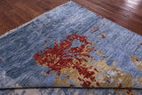 Abstract Modern Handmade Wool Rug - 7' 11" X 9' 11" - Golden Nile