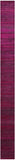 Pink Savannah Grass Hand Knotted Wool & Silk Runner Rug - 2' 6" X 26' 2" - Golden Nile