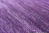 Purple Savannah Grass Hand Knotted Wool & Silk Runner Rug - 2' 7" X 27' 9" - Golden Nile