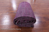 Purple Savannah Grass Hand Knotted Wool & Silk Rug - 9' 11" X 19' 7" - Golden Nile