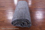 Grey Persian Hand Knotted Wool & Silk Rug - 10' 2" X 14' 3" - Golden Nile