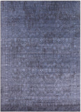 Grey Persian Hand Knotted Wool & Silk Rug - 10' 2" X 14' 3" - Golden Nile
