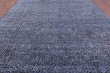 Grey Persian Hand Knotted Wool & Silk Rug - 10' 2" X 14' 3" - Golden Nile