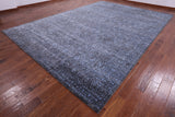 Grey Persian Hand Knotted Wool & Silk Rug - 10' 2" X 14' 3" - Golden Nile