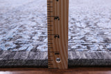 Grey Persian Hand Knotted Wool & Silk Rug - 10' 2" X 14' 3" - Golden Nile
