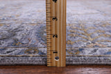 Grey Persian Tabriz Hand Knotted Wool Rug - 6' 1" X 9' 3" - Golden Nile