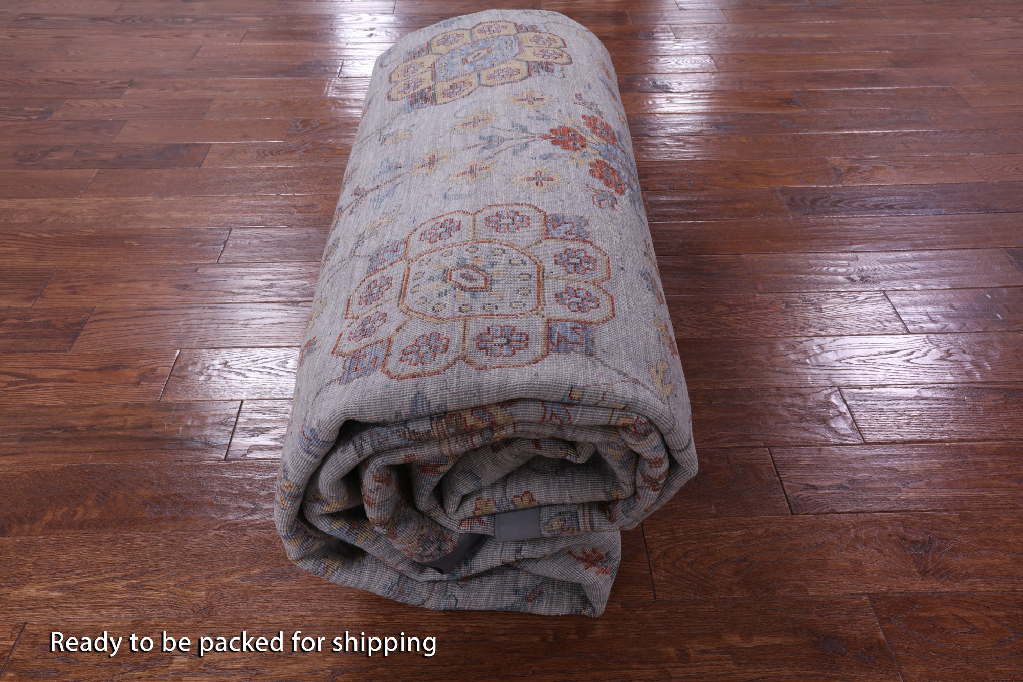 Grey Persian Tabriz Hand Knotted Wool Rug - 9' 11" X 14' 3" - Golden Nile