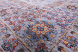 Grey Persian Tabriz Hand Knotted Wool Rug - 9' 11" X 14' 3" - Golden Nile