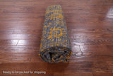 Grey Persian Hand Knotted Wool & Silk Rug - 7' 11" X 10' 3" - Golden Nile
