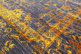Grey Persian Hand Knotted Wool & Silk Rug - 7' 11" X 10' 3" - Golden Nile