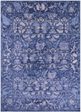 Blue Contemporary Hand Knotted Wool Rug - 8' 11" X 12' 1" - Golden Nile