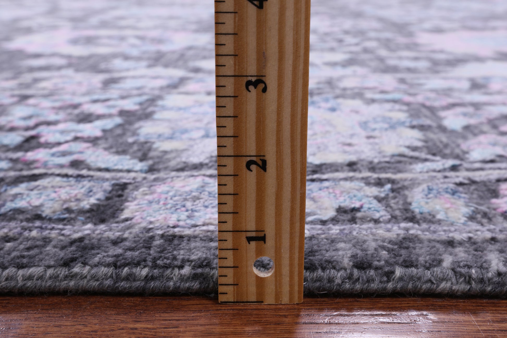 Grey Persian Hand Knotted Wool & Silk Rug - 9' 11" X 14' 0" - Golden Nile
