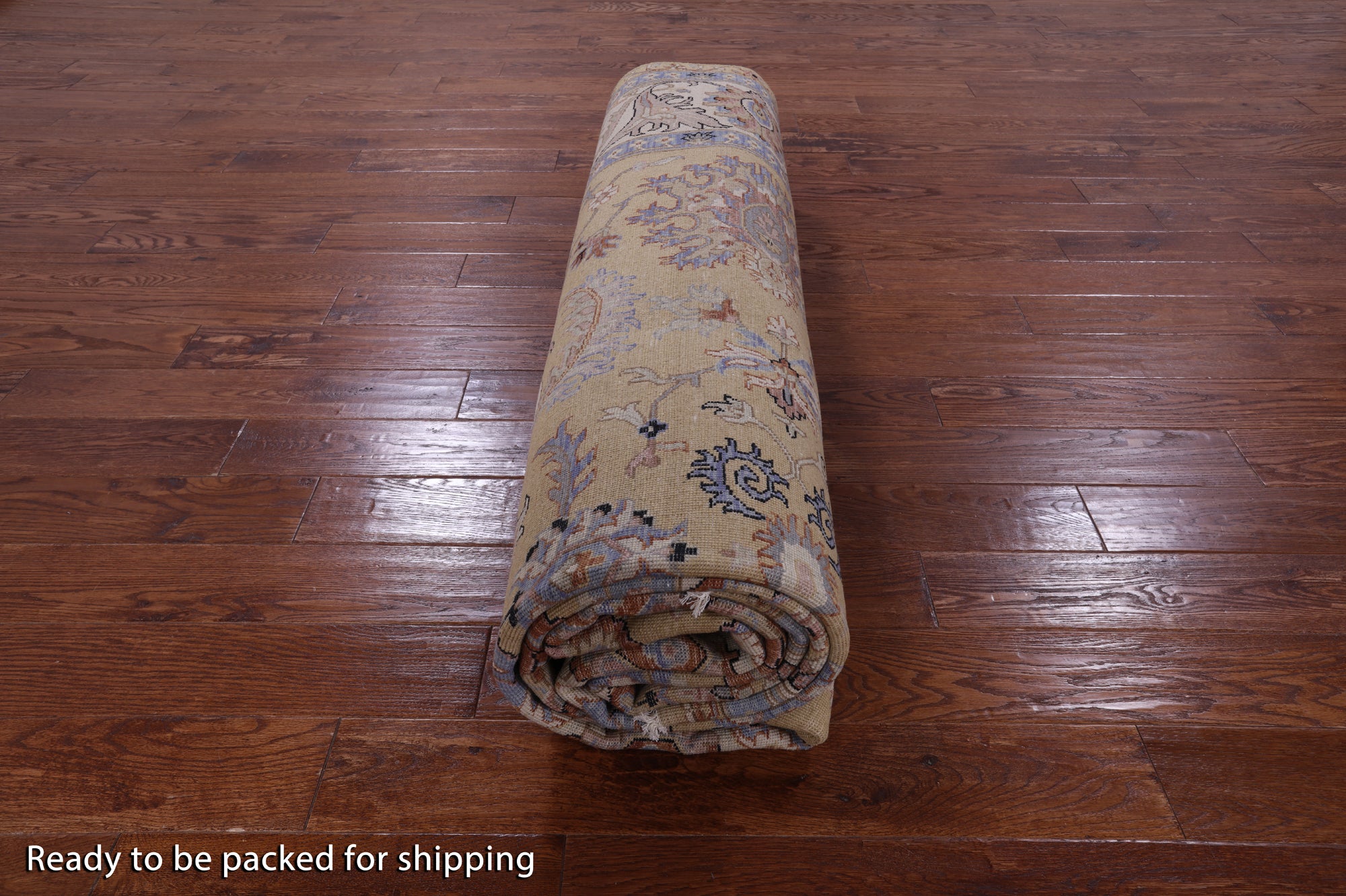 Persian Tabriz Hand Knotted Wool Rug - 9' 1" X 11' 9" - Golden Nile