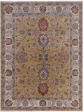 Persian Tabriz Hand Knotted Wool Rug - 9' 1" X 11' 9" - Golden Nile