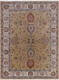 Persian Tabriz Hand Knotted Wool Rug - 9' 1" X 11' 9" - Golden Nile