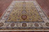 Persian Tabriz Hand Knotted Wool Rug - 9' 1" X 11' 9" - Golden Nile