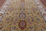 Persian Tabriz Hand Knotted Wool Rug - 9' 1" X 11' 9" - Golden Nile
