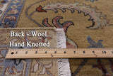 Persian Tabriz Hand Knotted Wool Rug - 9' 1" X 11' 9" - Golden Nile