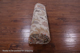 Ivory Persian Tabriz Hand Knotted Wool Rug - 8' 8" X 12' 3" - Golden Nile