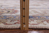 Ivory Persian Tabriz Hand Knotted Wool Rug - 8' 8" X 12' 3" - Golden Nile