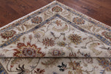 Ivory Persian Tabriz Hand Knotted Wool Rug - 8' 8" X 12' 3" - Golden Nile
