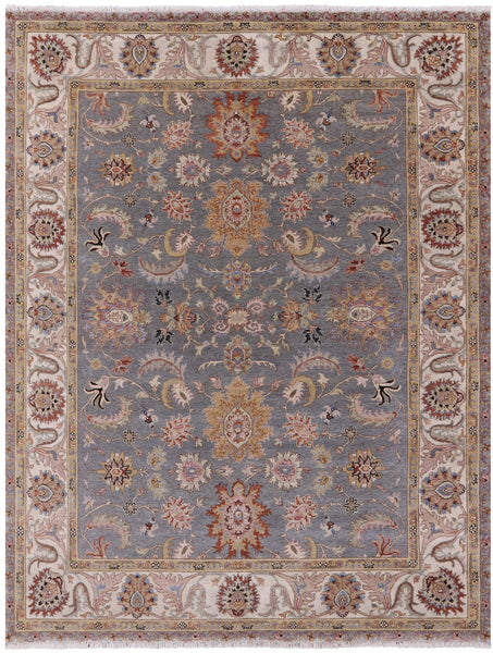 Persian Tabriz Hand Knotted Wool Rug - 7' 10" X 9' 8" - Golden Nile