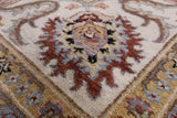 Persian Tabriz Hand Knotted Wool Rug - 7' 10" X 9' 8" - Golden Nile