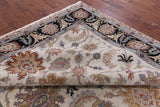 Ivory Persian Tabriz Handmade Wool Rug - 7' 11" X 9' 10" - Golden Nile
