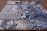 Abstract Contemporary Hand Knotted Wool & Silk Rug - 8' 11" X 12' 0" - Golden Nile