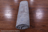 Abstract Contemporary Hand Knotted Wool & Silk Rug - 9' 0" X 12' 4" - Golden Nile