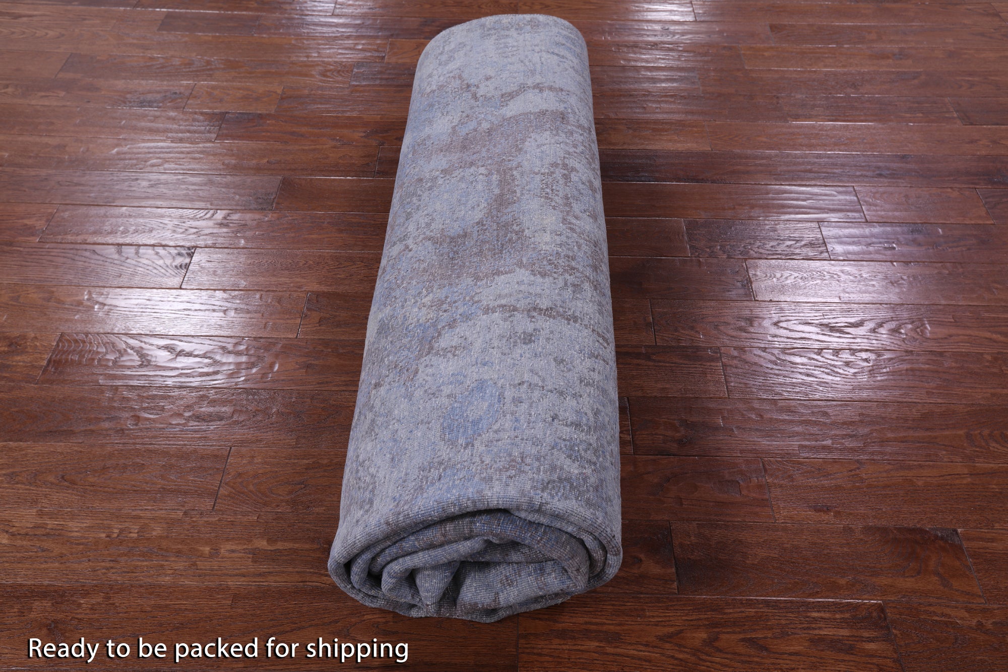 Abstract Contemporary Hand Knotted Wool & Silk Rug - 9' 0" X 12' 4" - Golden Nile