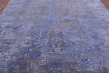 Abstract Contemporary Hand Knotted Wool & Silk Rug - 9' 0" X 12' 4" - Golden Nile